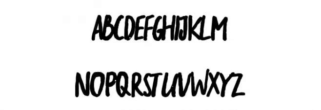 the sarcastic giraffe Bold 字体 大写