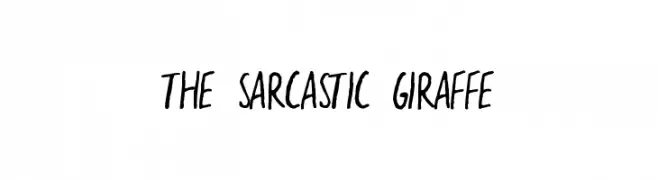 the sarcastic giraffe  font caratteri gratis