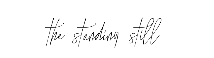 the standing still Font - FFonts.net