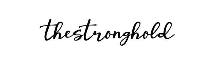 the stronghold  font caratteri gratis