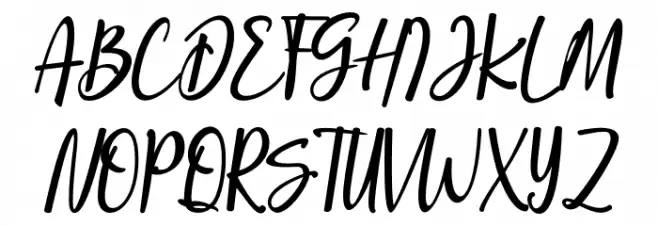 the stronghold Schriftart Groß