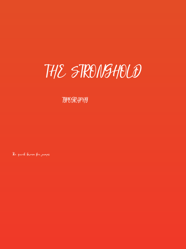 the stronghold Poster