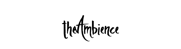 theAmbience फ़ॉन्ट