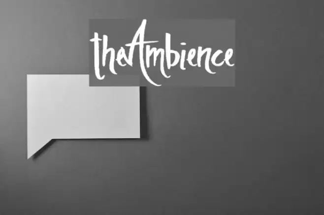theAmbience फ़ॉन्ट examples
