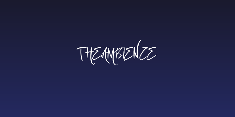 theAmbience Social Header