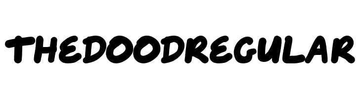 theDood Regular  Frei Schriftart Herunterladen