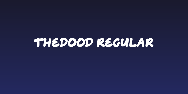 theDood Regular Social Header