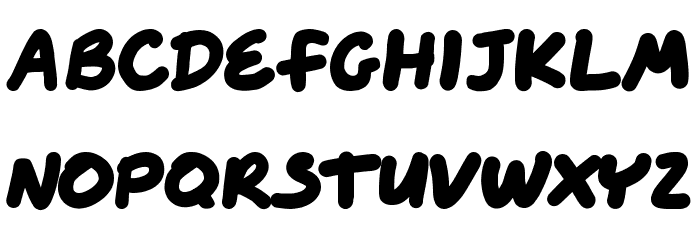 theDood Regular Font LOWERCASE