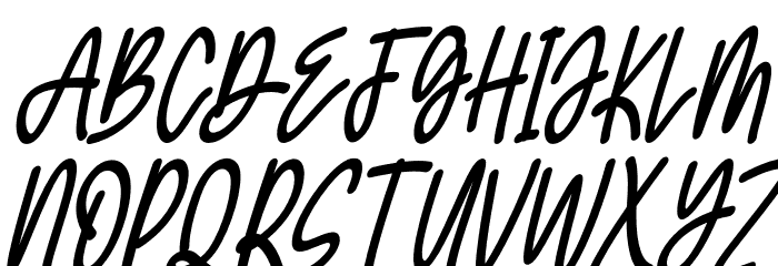 theRolldesFREE Font UPPERCASE