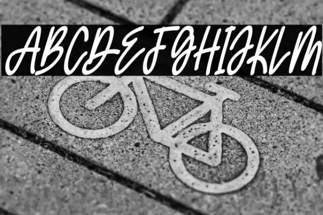 theRolldesFREE 字体 examples