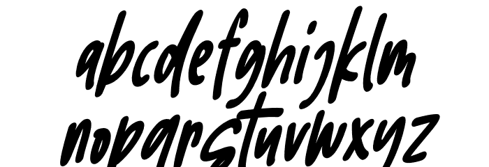 theRolldesFREE Font LOWERCASE