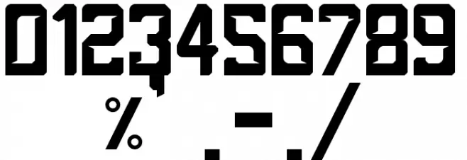 theTeam Regular Font OTHER CHARS