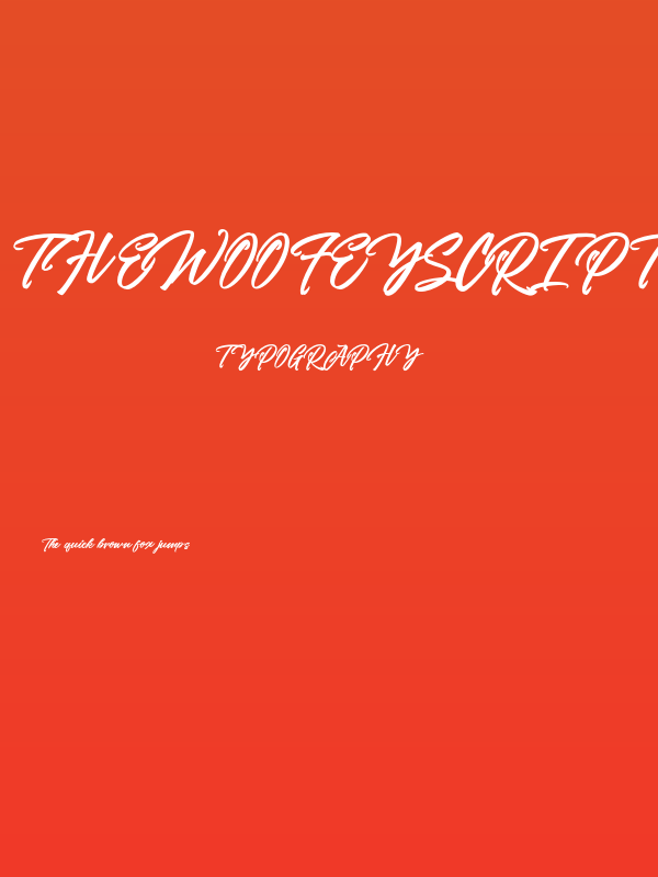 theWoofeyScript Poster