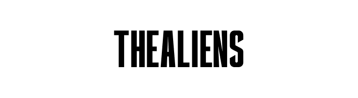 thealiens  font caratteri gratis