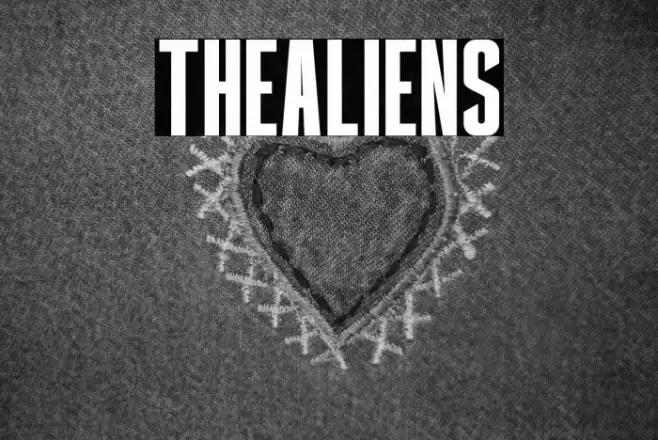 thealiens Font examples