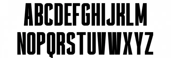 thealiens Schriftart Kleinbuchstaben