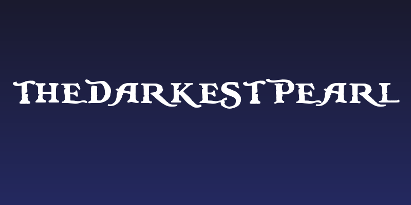 thedarkestpearl Social Header