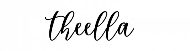 theella  Frei Schriftart Herunterladen