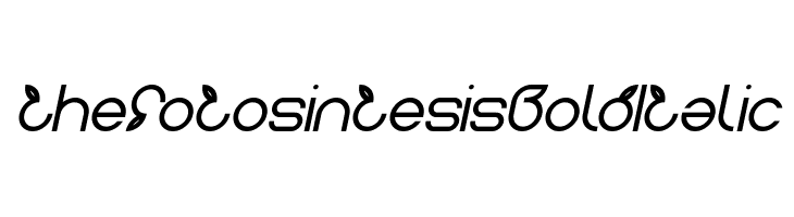 thefotosintesis Bold Italic Fonte
