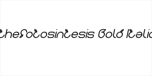 thefotosintesis Bold Italic Logo