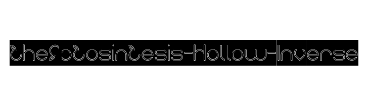 thefotosintesis-Hollow-Inverse Caratteri