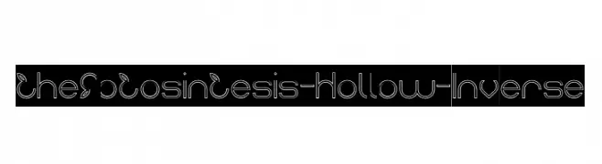 thefotosintesis-Hollow-Inverse  Fuentes Gratis Descargar