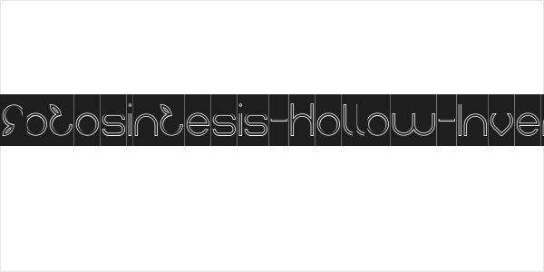 thefotosintesis-Hollow-Inverse Logo