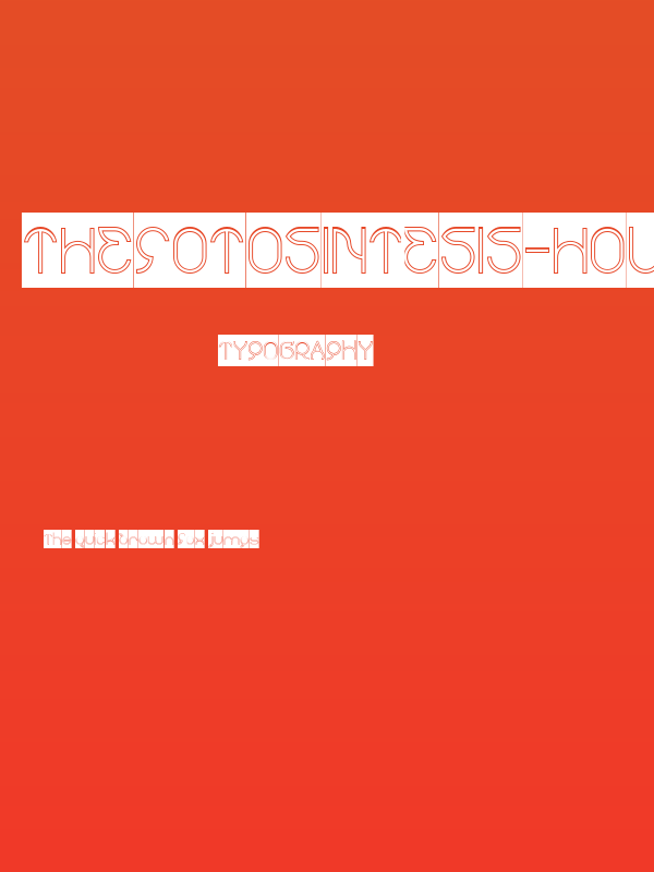 thefotosintesis-Hollow-Inverse Poster