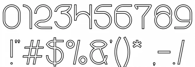 thefotosintesis-Hollow Caratteri ALTRI CARATTERI