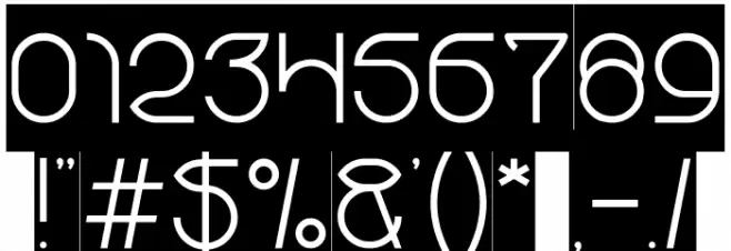 thefotosintesis-Inverse Font OTHER CHARS