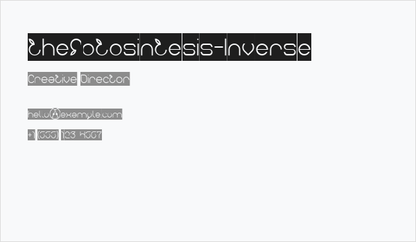thefotosintesis-Inverse Business Card