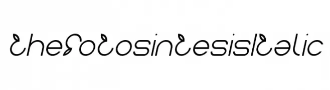 thefotosintesis Italic  Скачать бесплатные шрифты