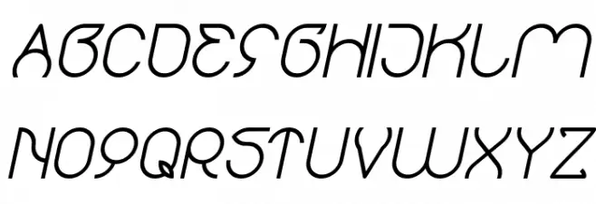 thefotosintesis Italic Шрифта ВЕРХНИЙ