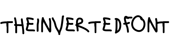 theinvertedfont Polices