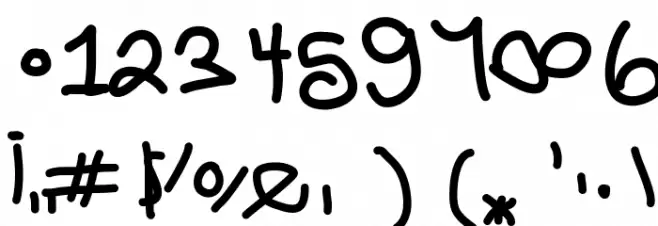 theinvertedfont Schriftart Anderer Schreiben