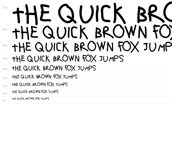 theinvertedfont Waterfall