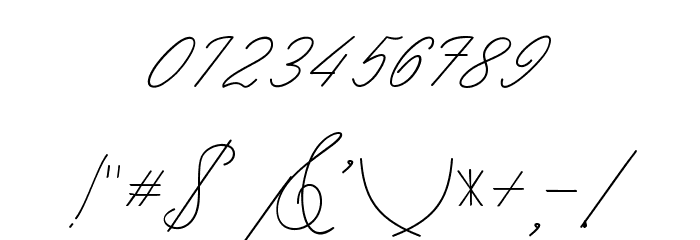 thekastle Font OTHER CHARS