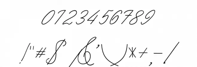 thekastle Font OTHER CHARS