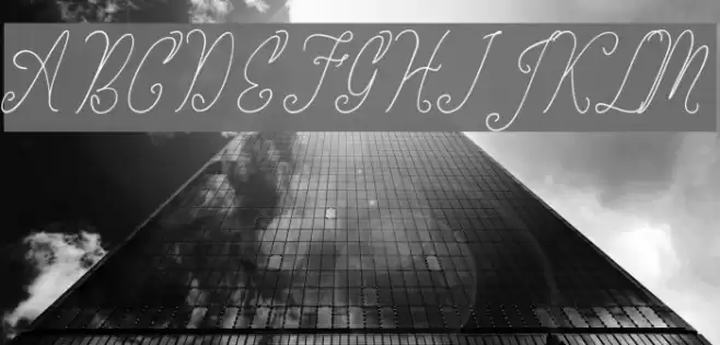 thekastle Font examples