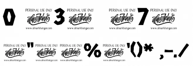 themoment Font OTHER CHARS