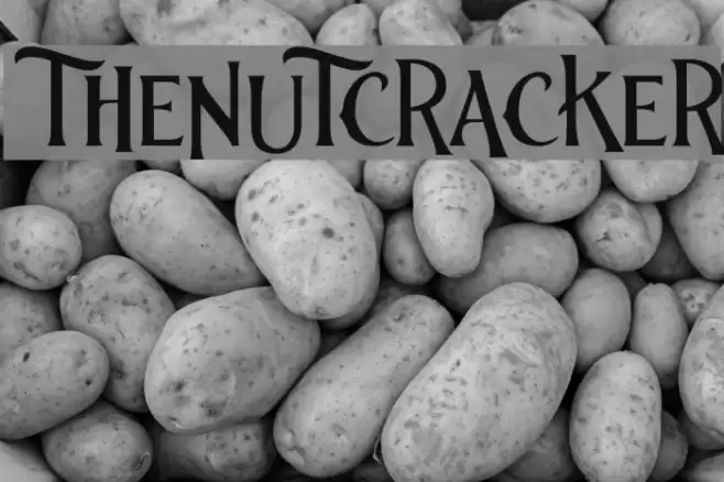 thenutcracker Font examples