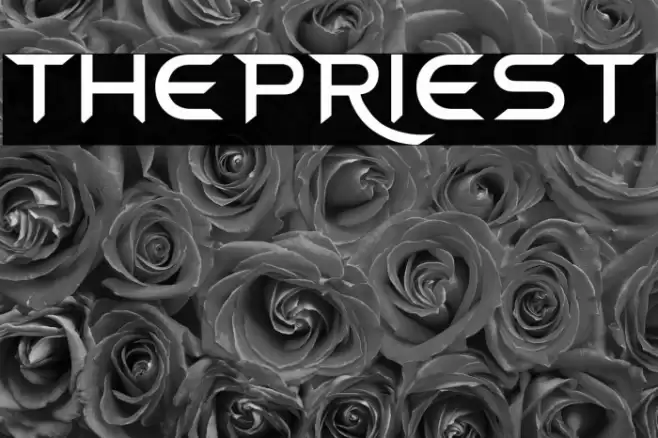 thepriest Font examples