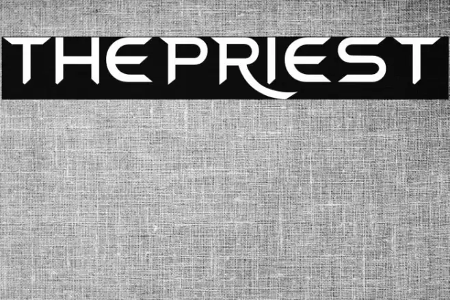thepriest Font examples