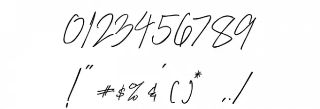 theraphiest Font Alte caractere