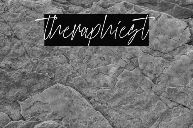 theraphiest Font examples
