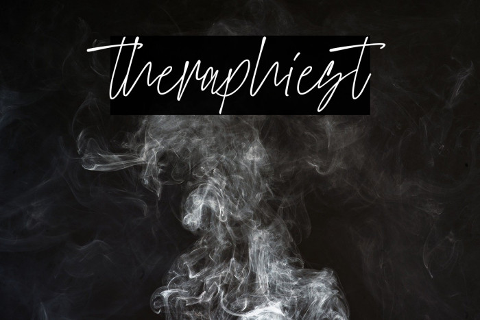theraphiest Font examples