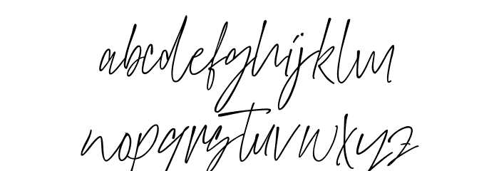 theraphiest Font Litere mici