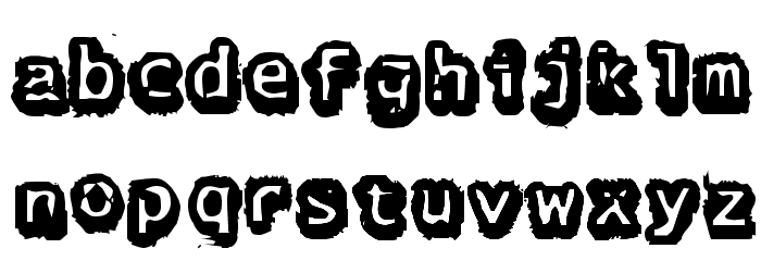 there goes the neighborhood Font LOWERCASE