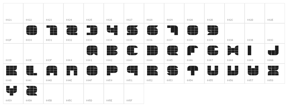 thesummeredition Character Map