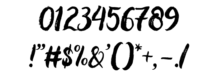 thetheatredemo Font OTHER CHARS